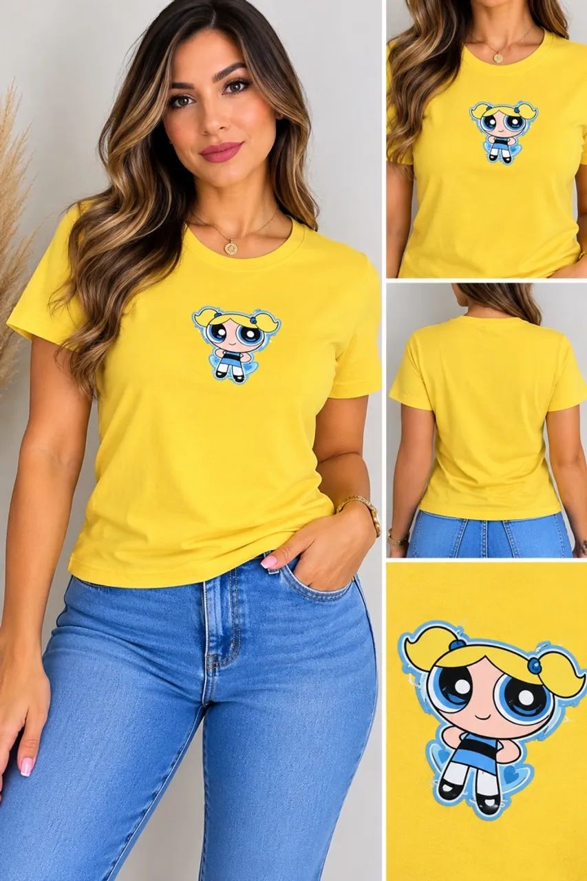 Kit T-shirt feminina 