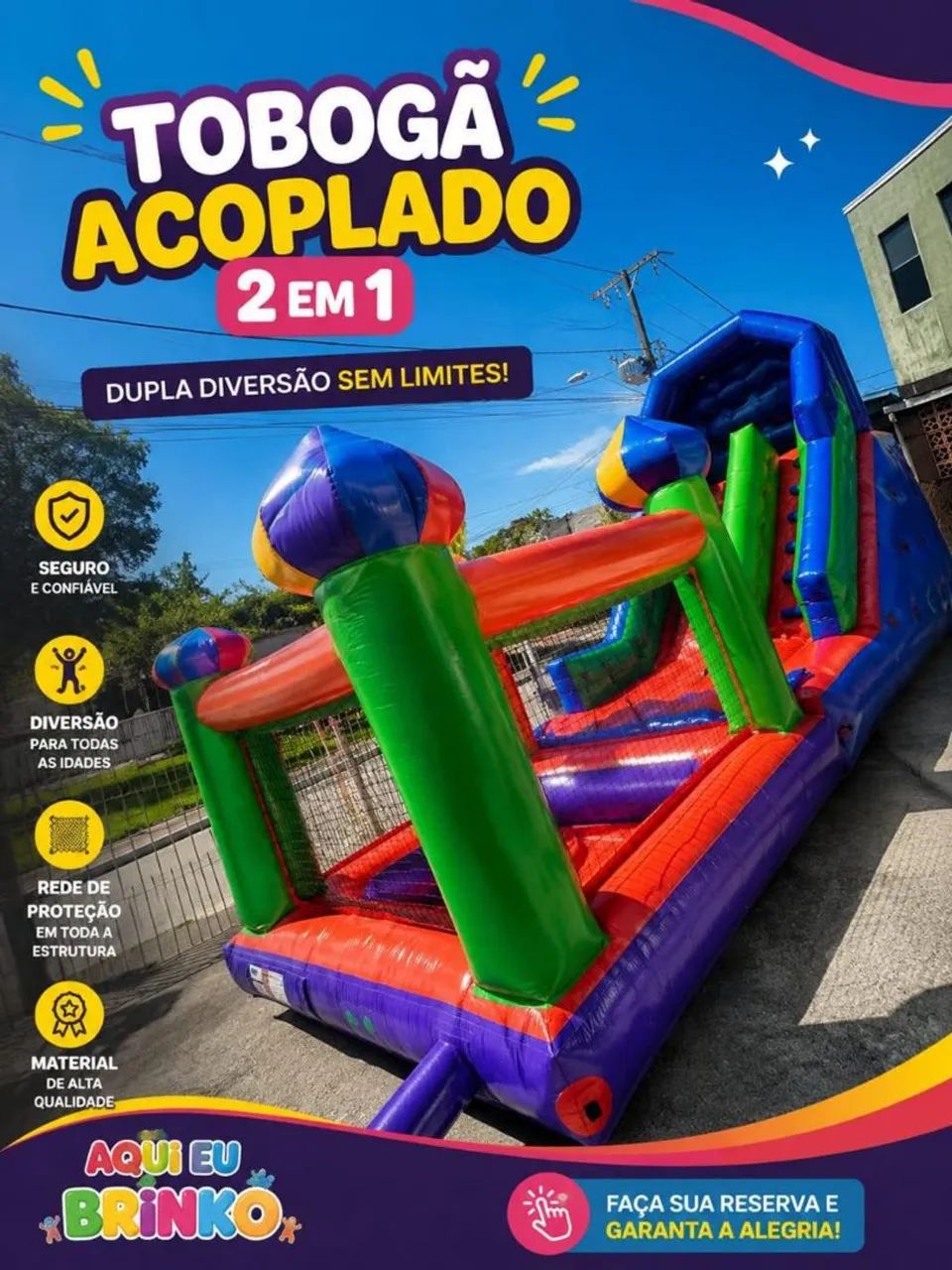 Aluguel de brinquedos 