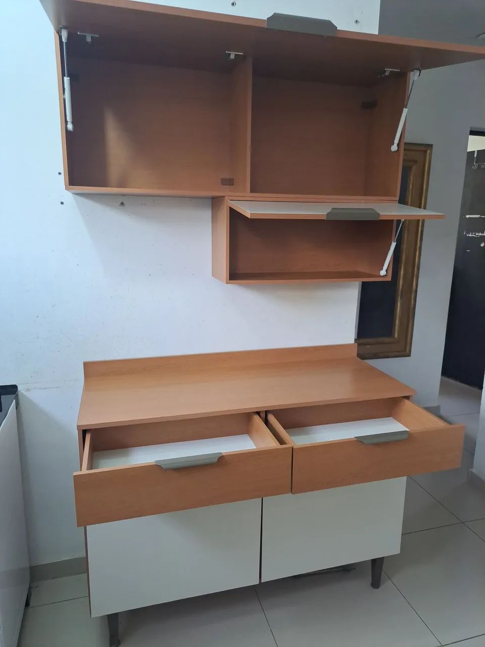 ARMÁRIO DE COZINHA BANCADA 4 PEÇAS  - Foto 4