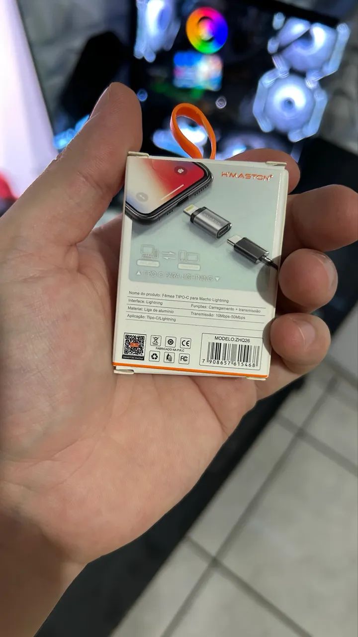 Adaptador Cabo Usb Tipo-C Para Li - Foto 2