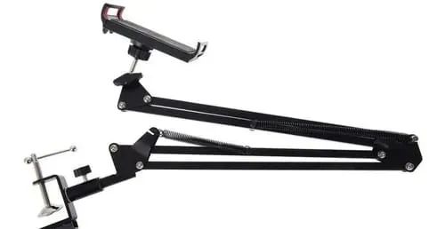 Braço Suporte Articulado Flexível de Mesa Celular Smartphone Multifun. *ENTREGA GRÁTIS* - Foto 3