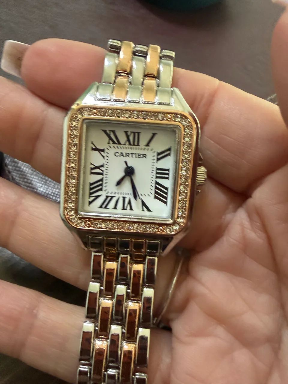 Relógio Cartier inspiração 
