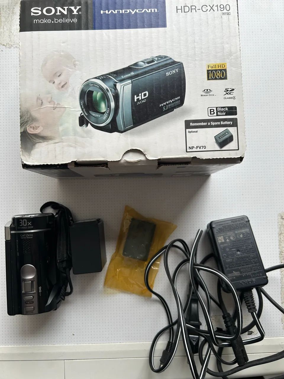 Filmadora Sony Impecável na Caixa - Foto 2