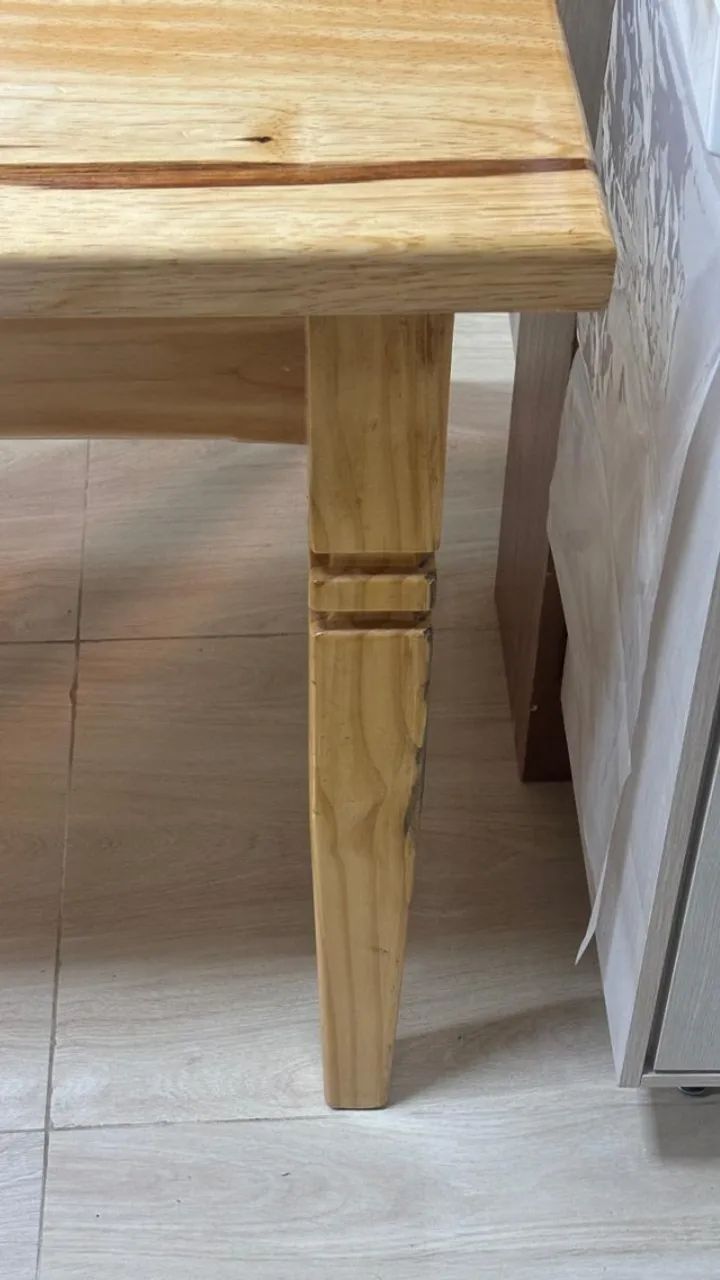 Mesa de jantar de madeira - Foto 5