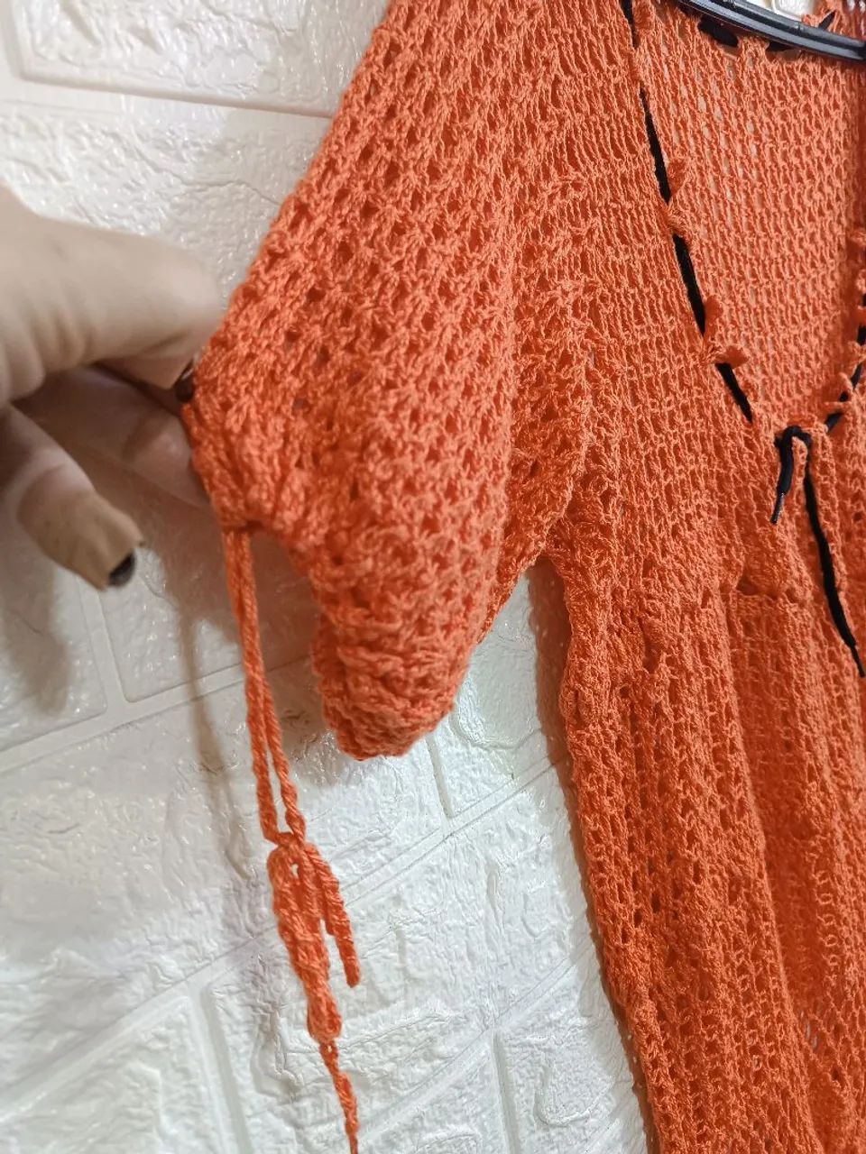 Blusa artesanal em crochê  - Foto 2