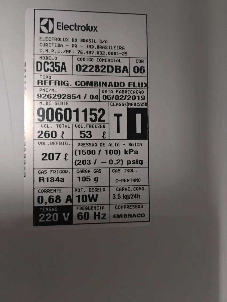 Geladeira eletrolux - Foto 2
