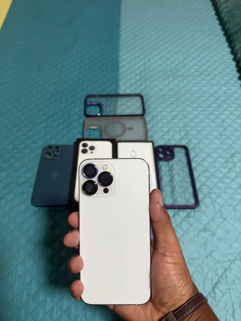 iPhone 13 Pro Max 256GB - Branco - menor valor - Foto 2