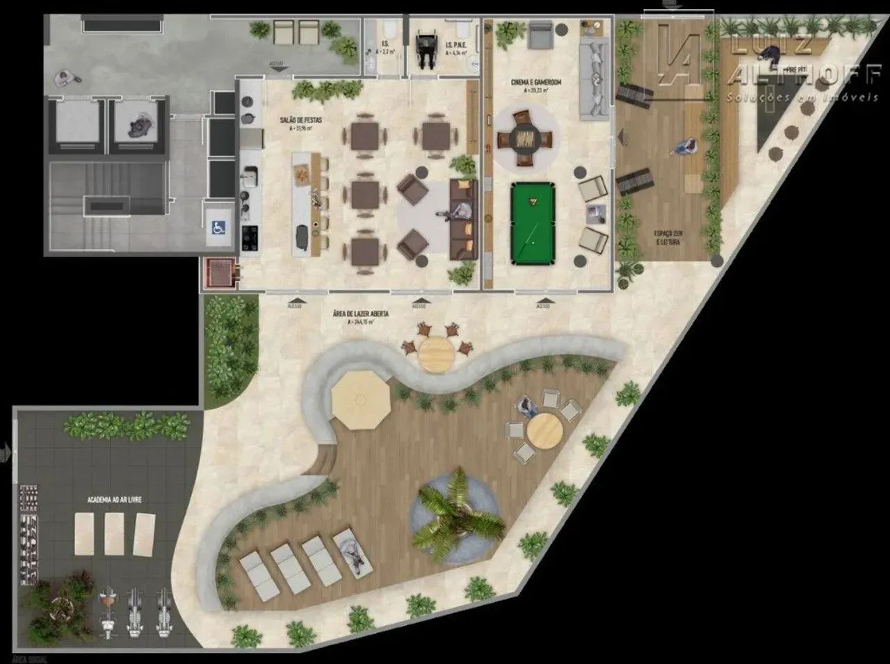 Apartamento com 1 dormitório à venda - Pedra Branca, Palhoça/SC - Foto 5
