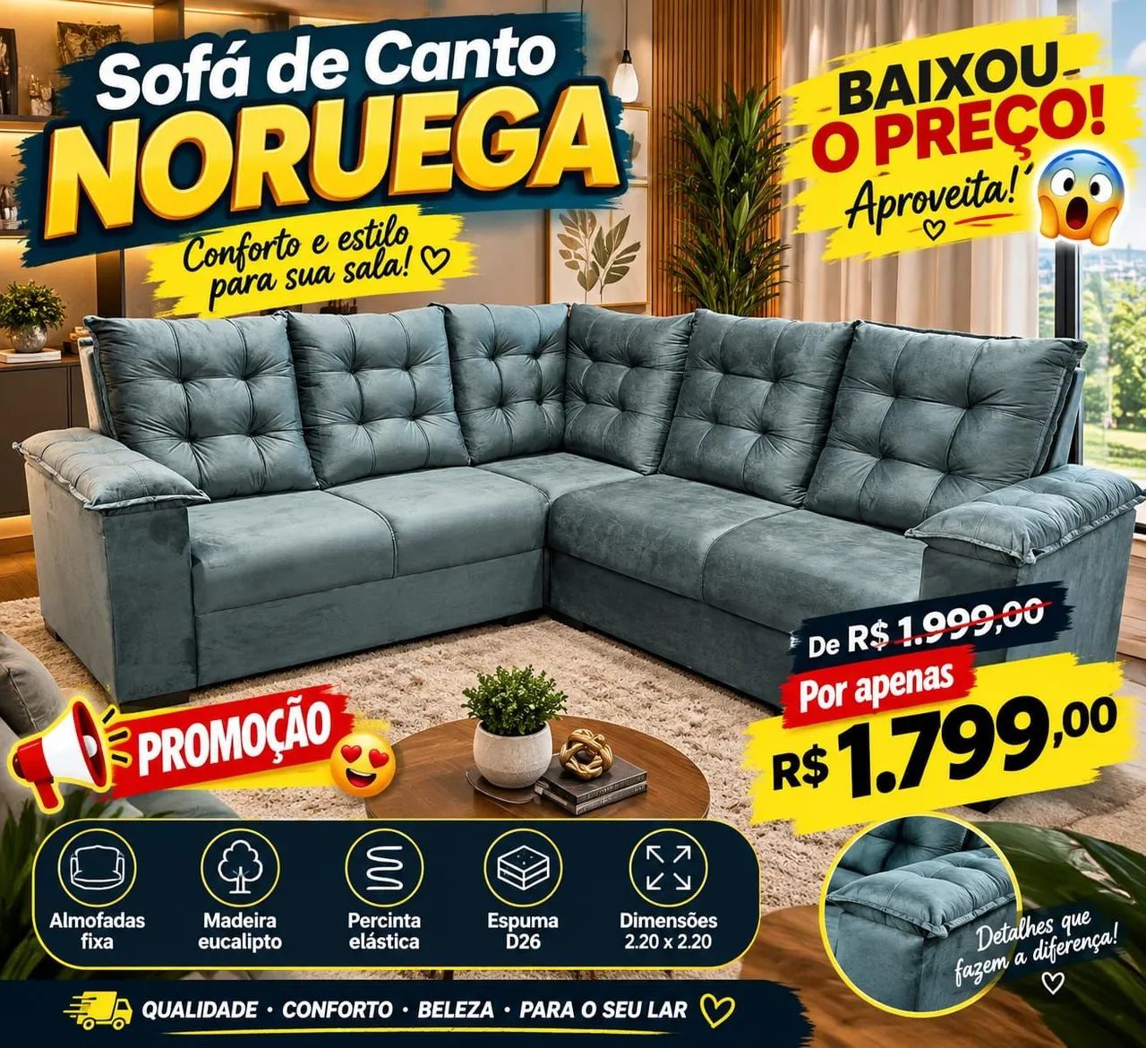 Sofá norueguês