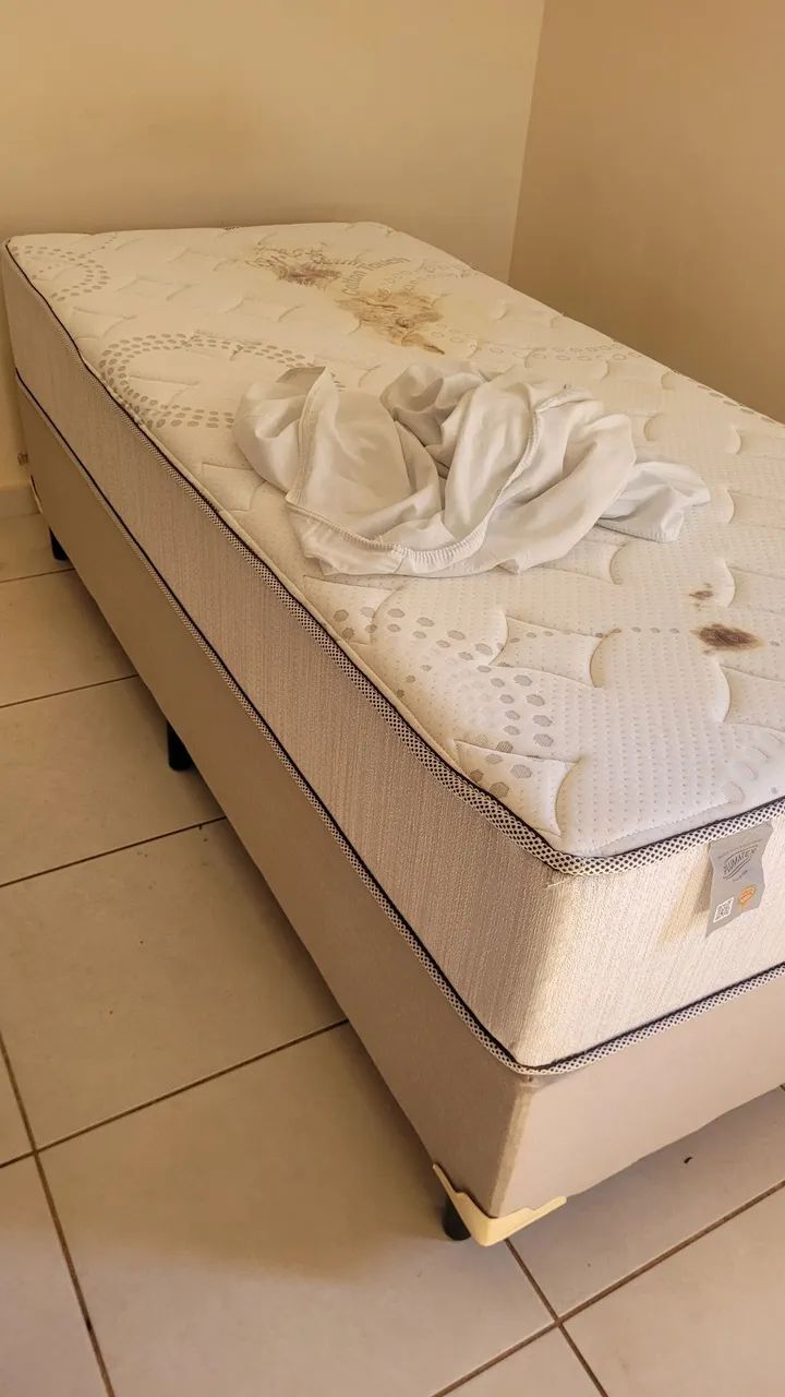 Cama box solteiro com colchão luxo - Foto 4
