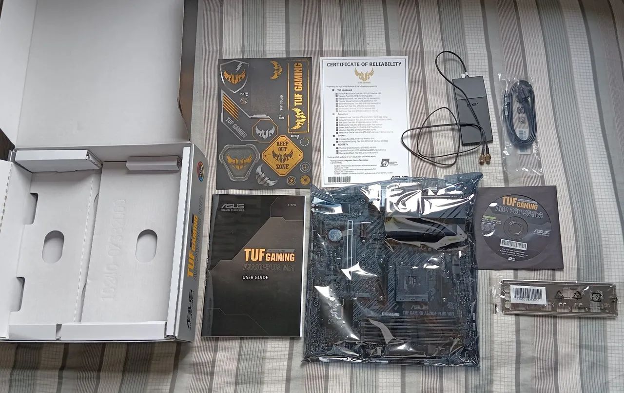 Placa-mãe ASUS TUF Gaming A520M-Plus WiFi | Completa | Caixa + Acessórios - Foto 3