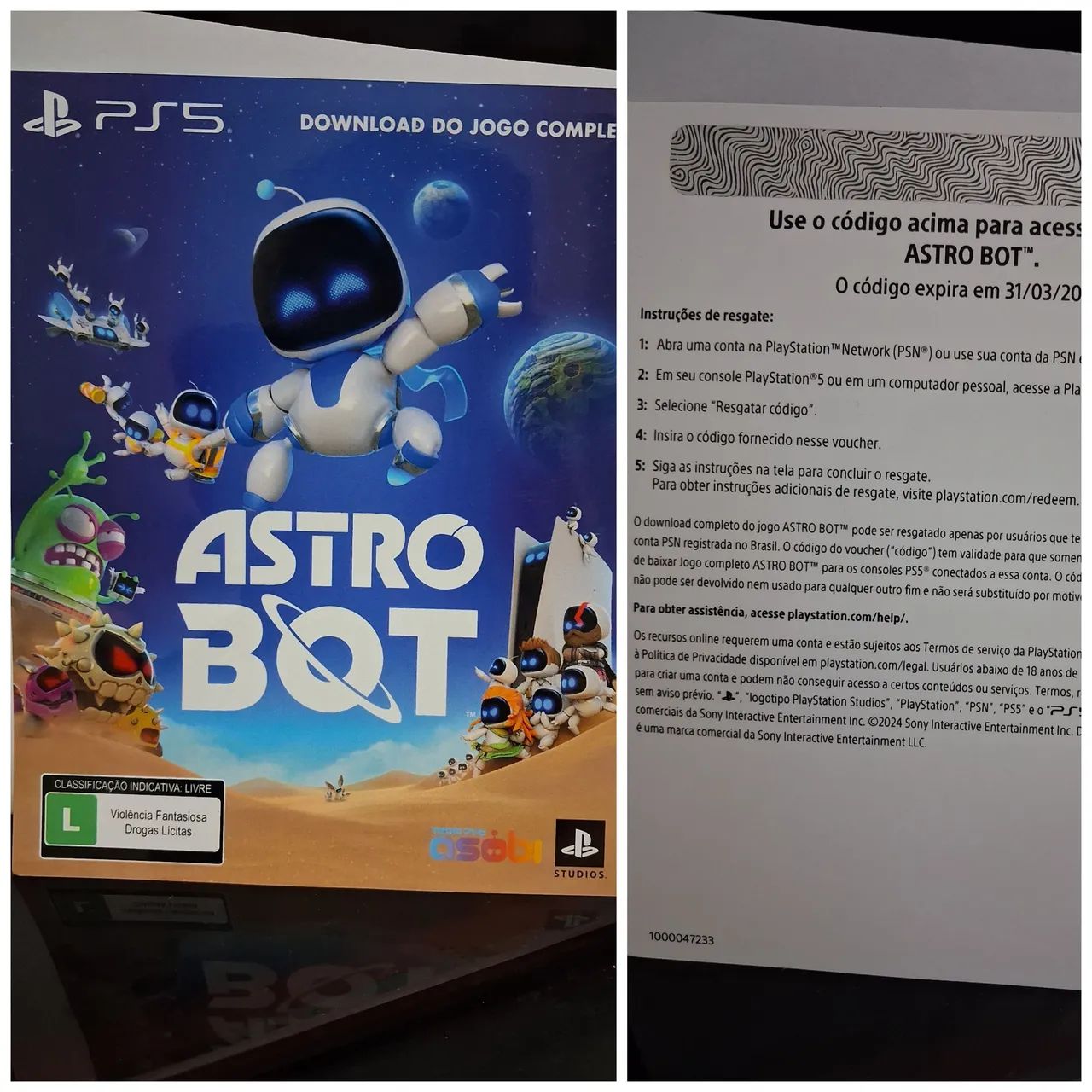 Astro Bot PS5 - Mídia Digital R$ 135,00