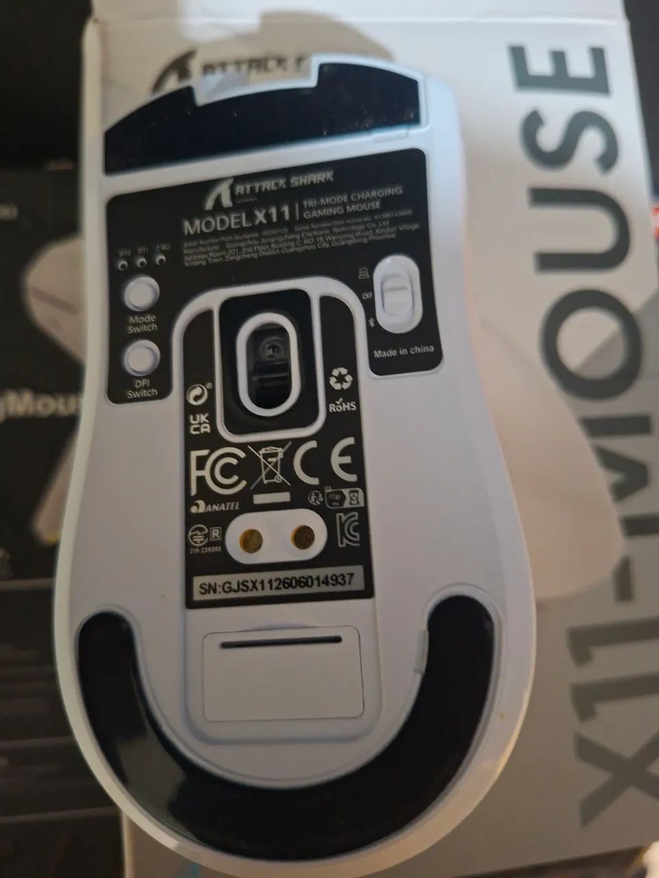 MOUSE GAMER ATTACK SHARK X11 - Foto 4