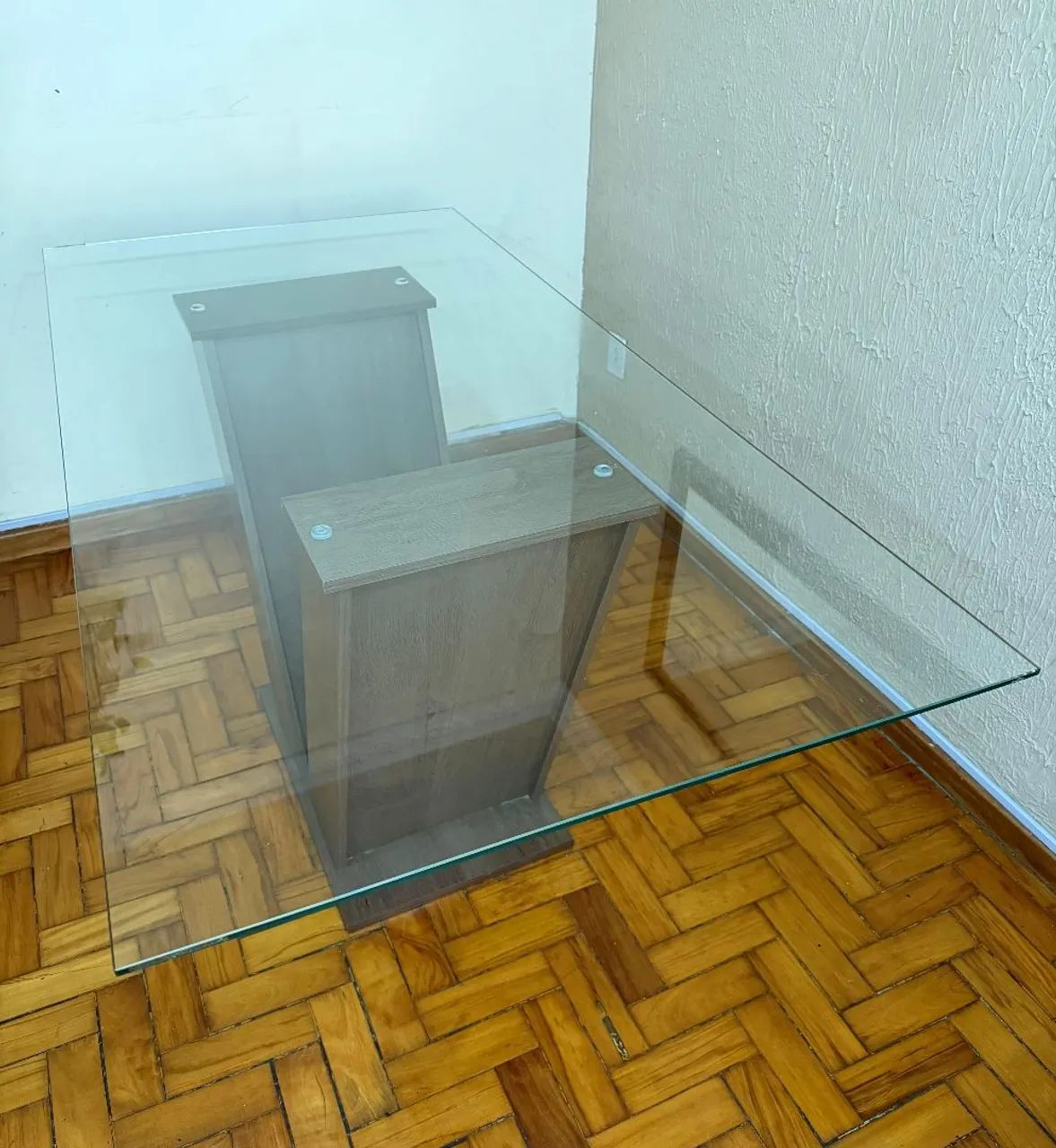 MESA VIDRO 6 LUGARES