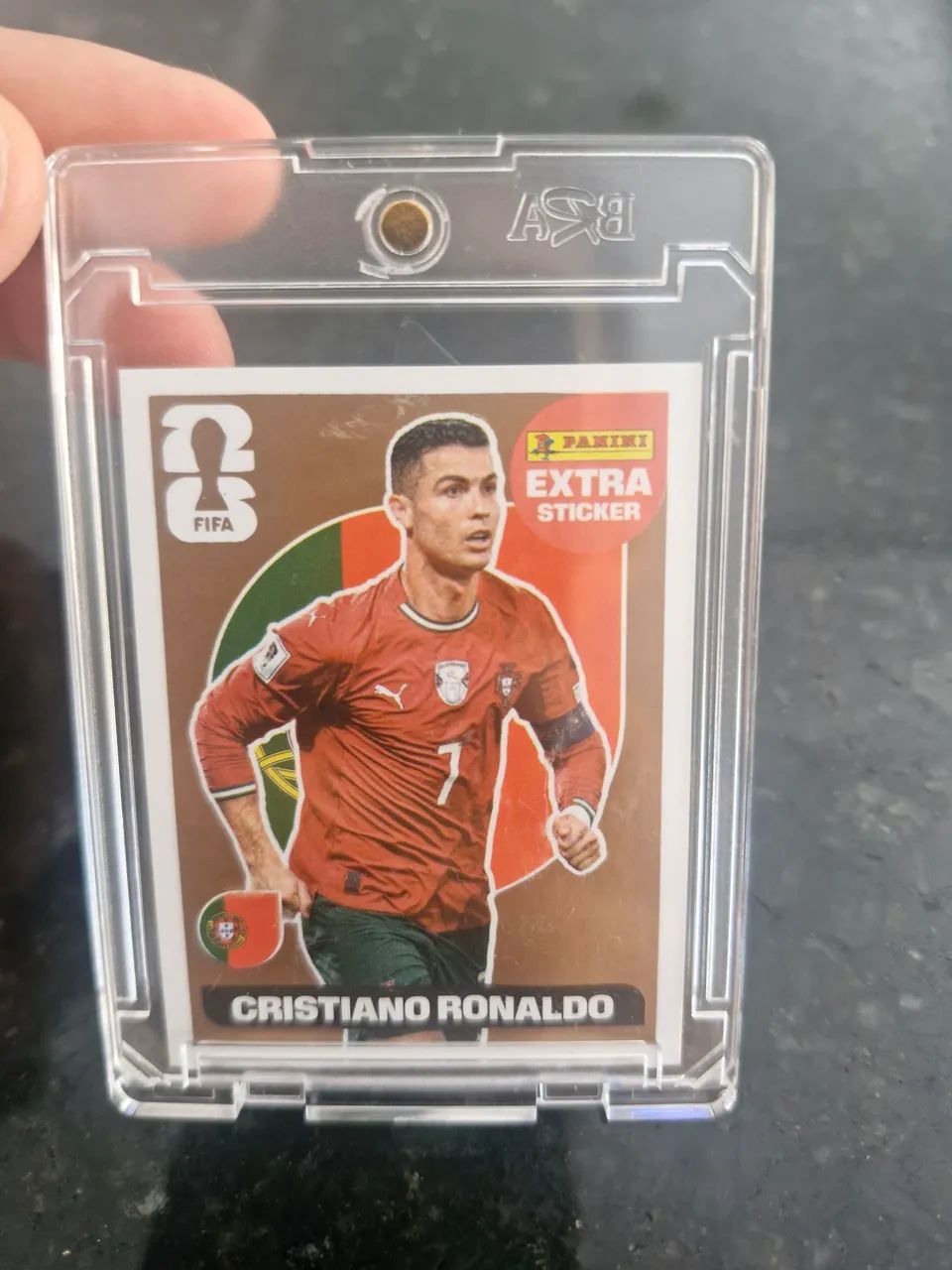 Cristiano Ronaldo Legend Bronze | Figurinha Colecionável