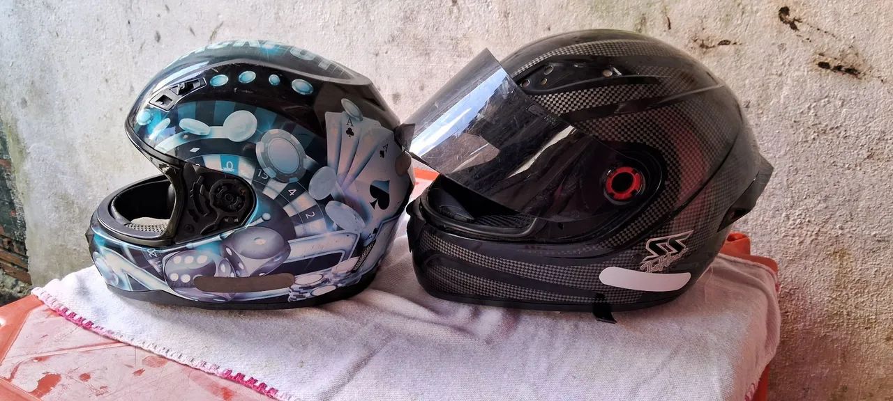 Vendo 2 capacete norisk e u. Mixs .cidade nova 