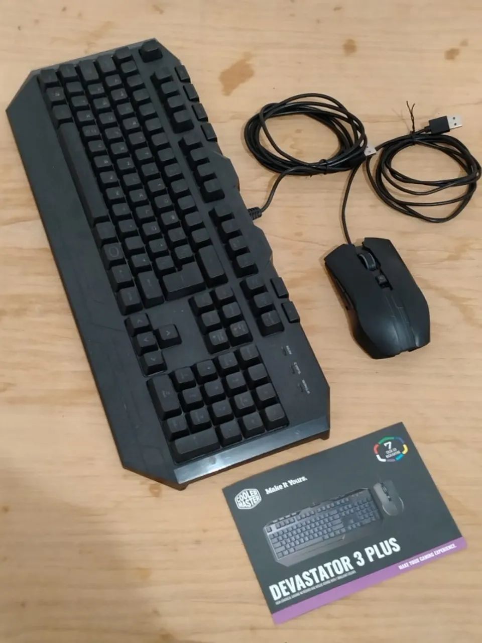 Kit teclado e mouse gamer Cooler Master Devastator 3 Plus - Foto 2