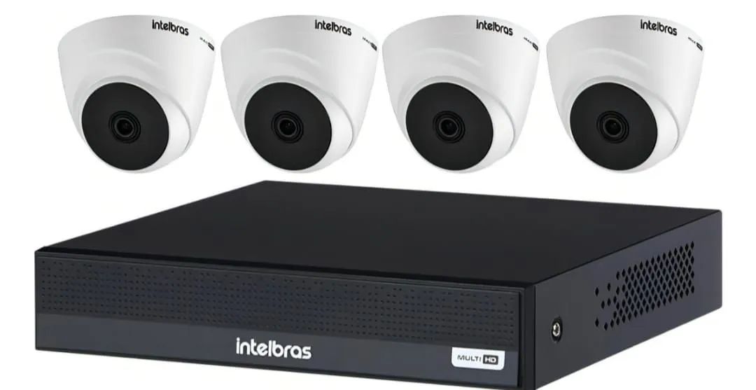 Instalação de câmeras de segurança intelbras 