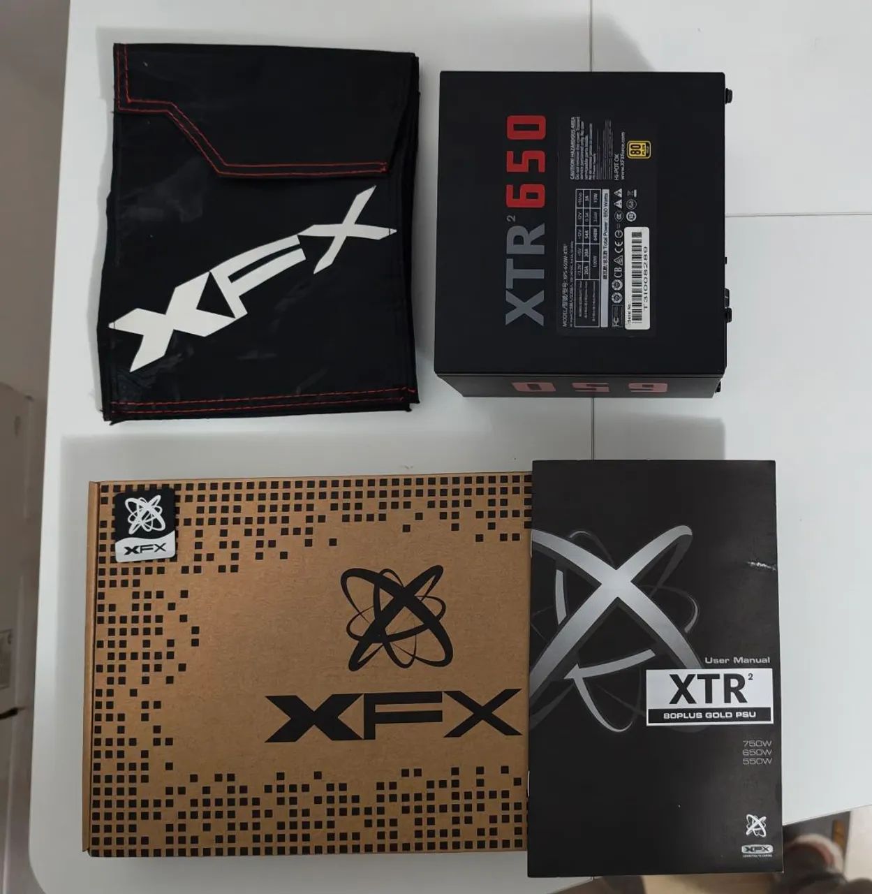 Fonte XFX XTR2 650W Gold Plus Full Modular - Foto 5