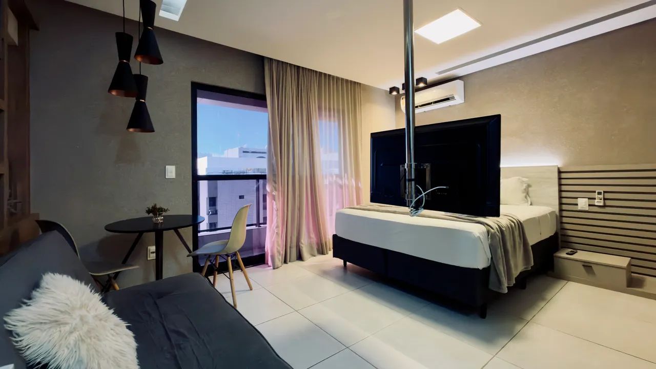 Oportunidade studio com varand luxo no Edf Time - Foto 5