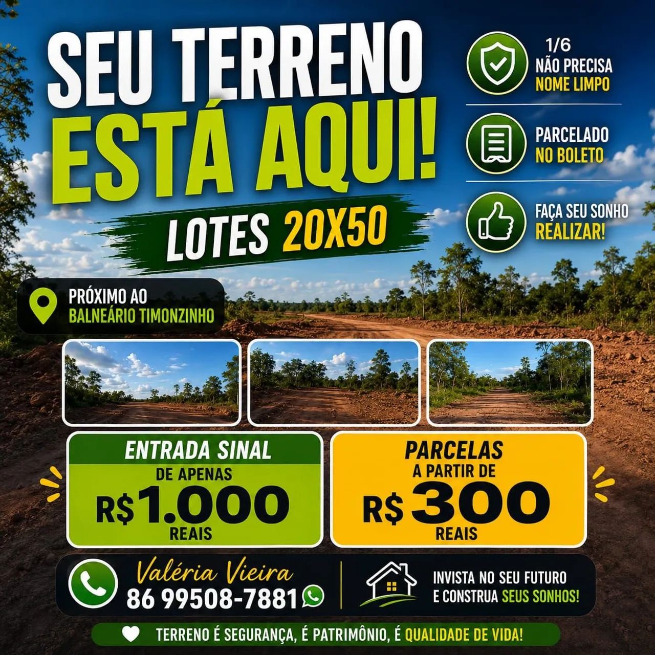 Lotes campo verde
