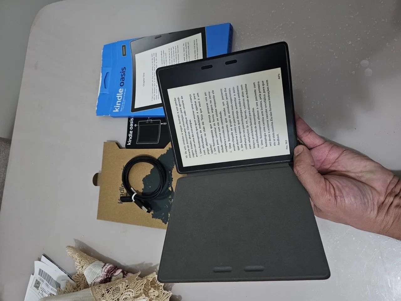 Kindle Oasis 7" + capa premium - Foto 5