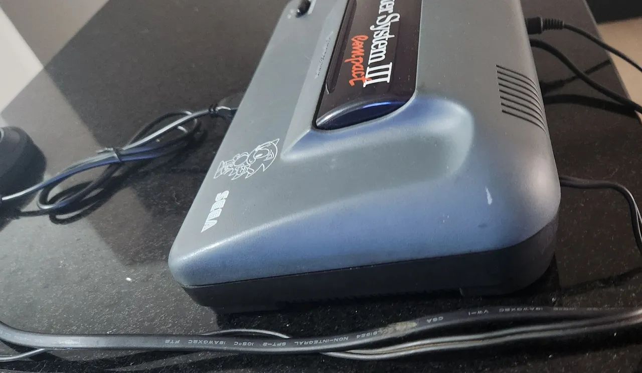 Master System 3 c/ MOD AV e Sonic na memoria + controle  - Foto 5