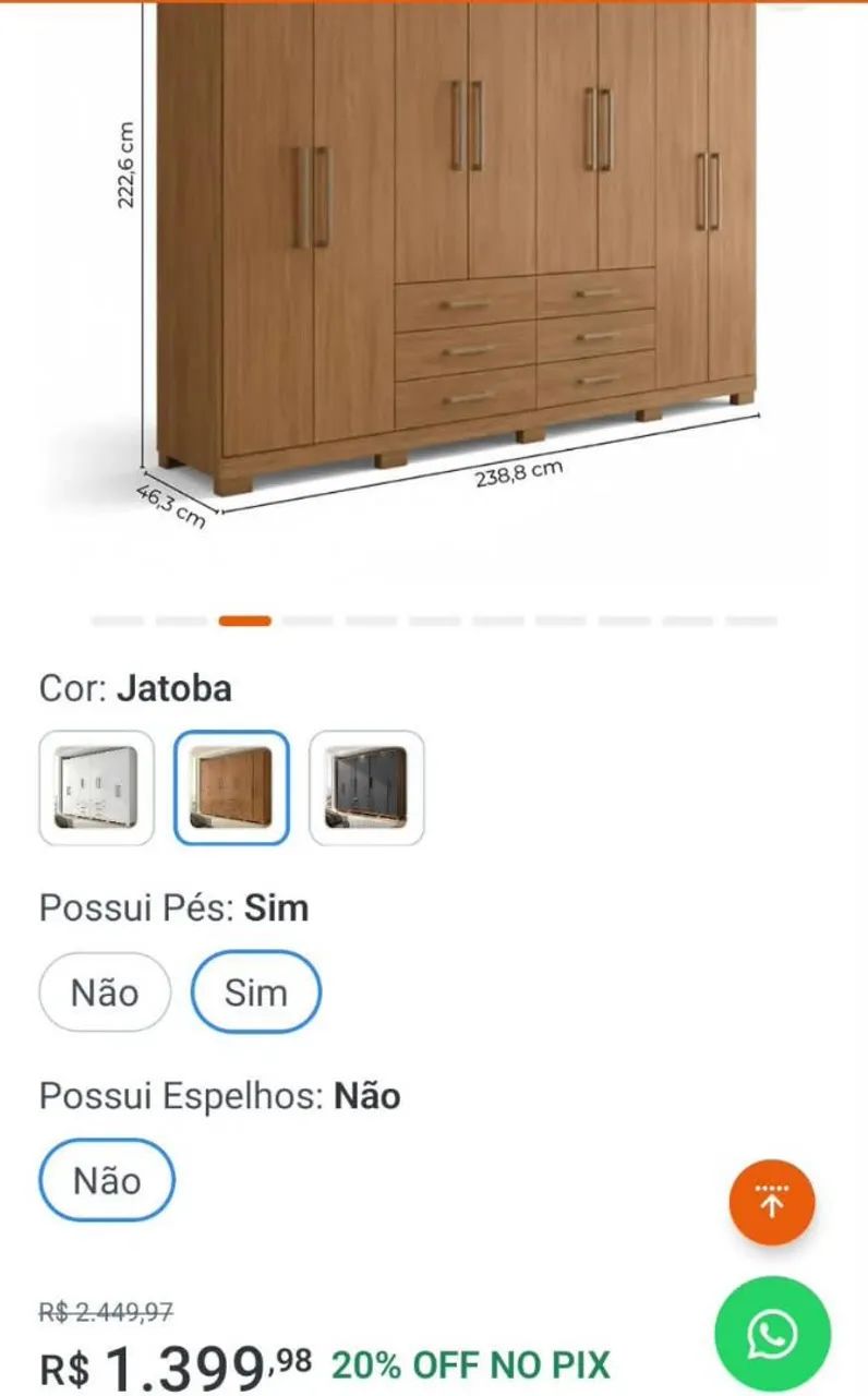 Guarda Roupa novo - Foto 4