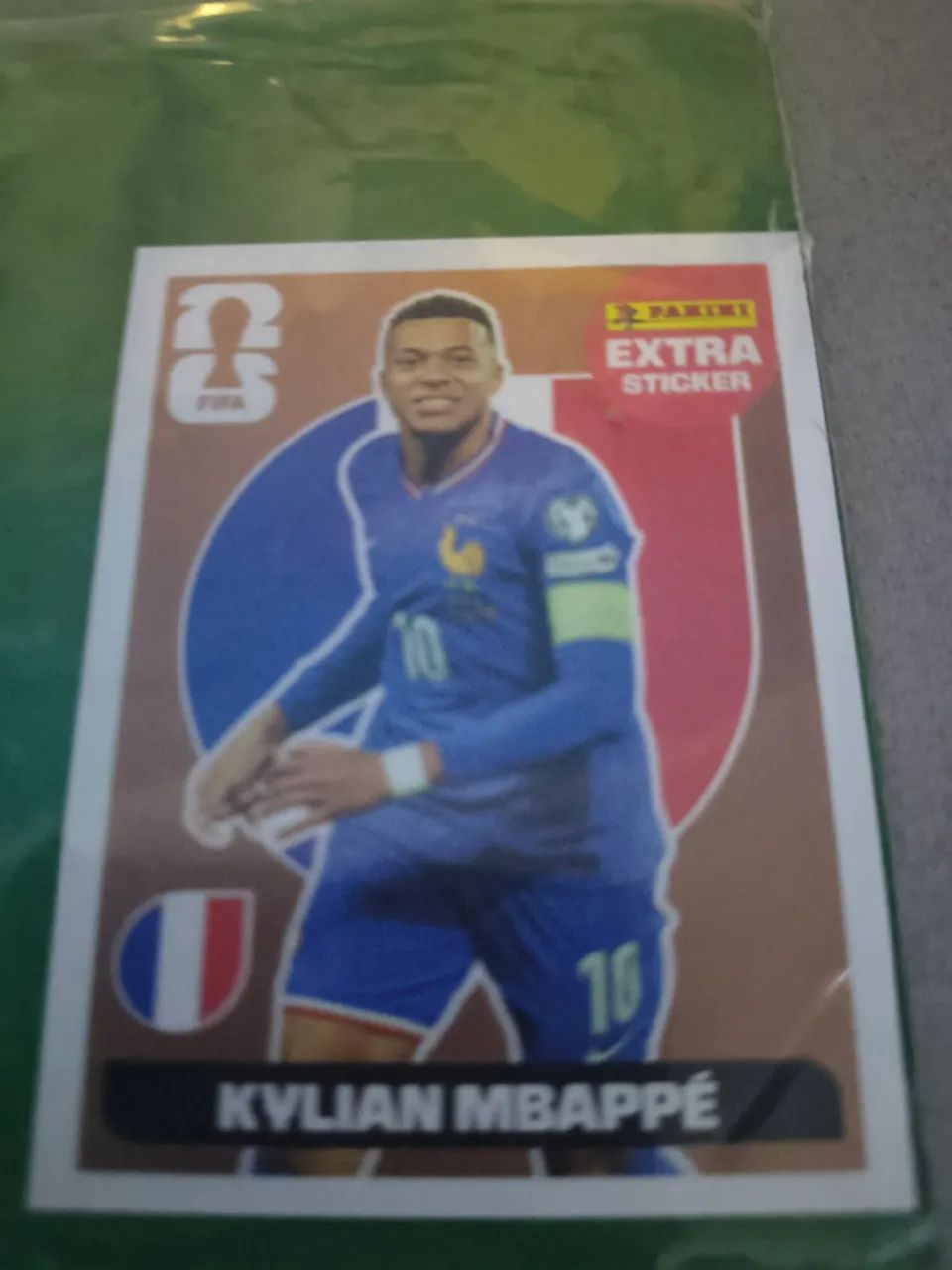 Figurinha bronze do kilian mbappé