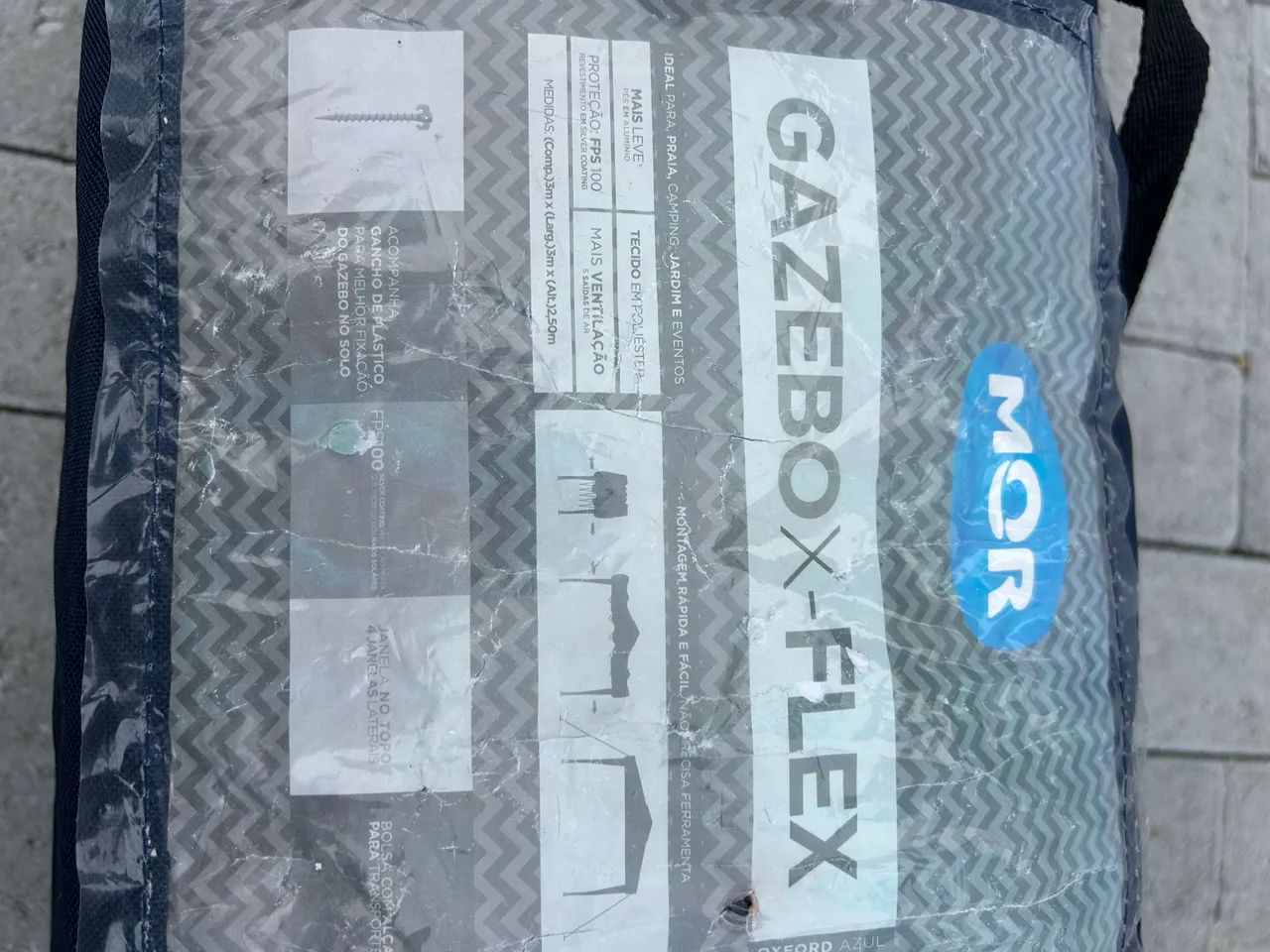 Vendo gazebo x-flex mor 3x3 - Foto 4
