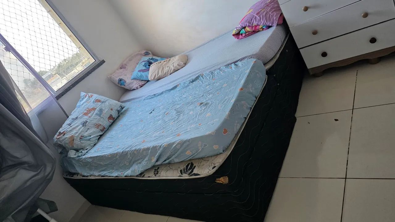 Vendo base cama e colchão infantil - Foto 3