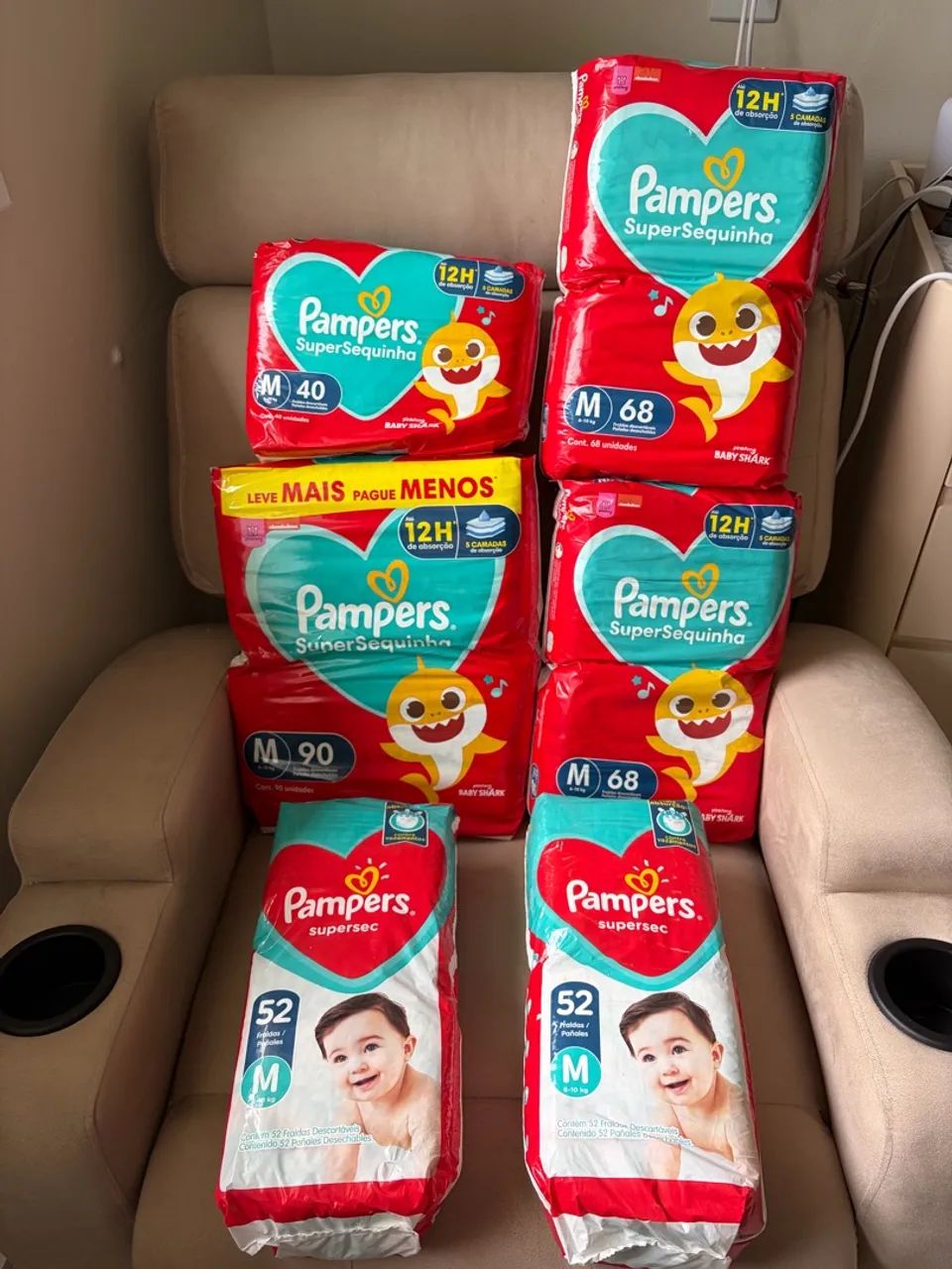 Fraldas Pampers P, M e G - Foto 2