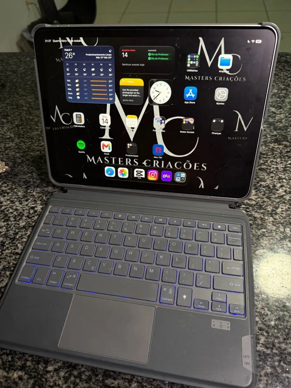 iPad Air 5 M1 + Teclado iPlace - Foto 4