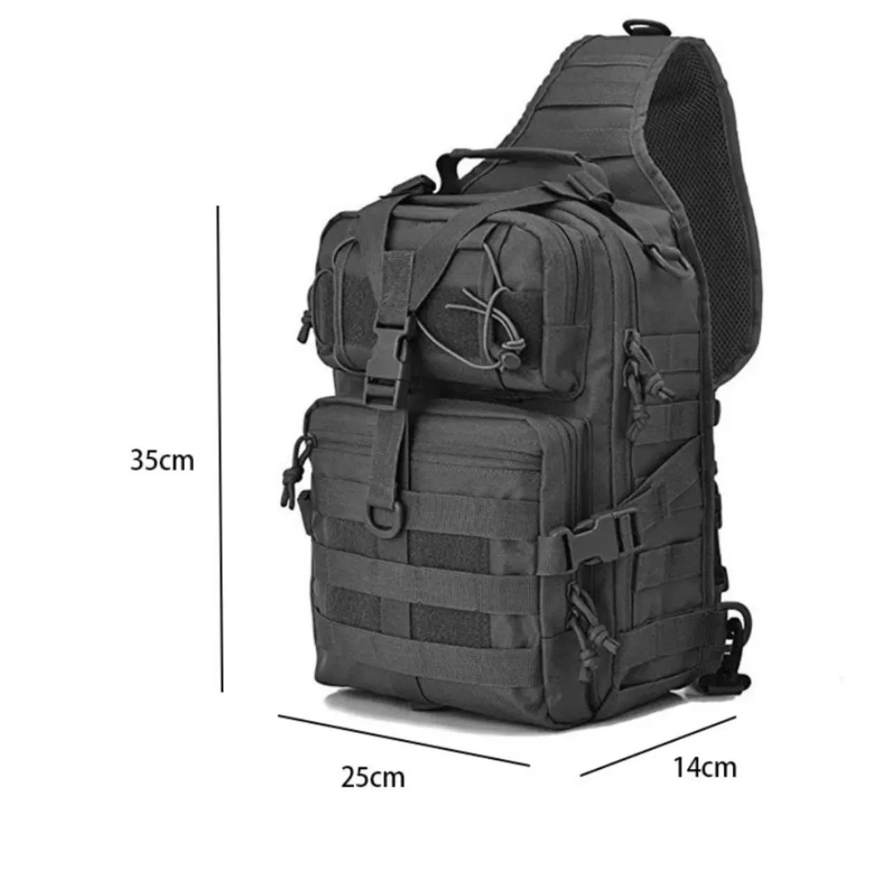 Mochila transversal impermeável  - Foto 4
