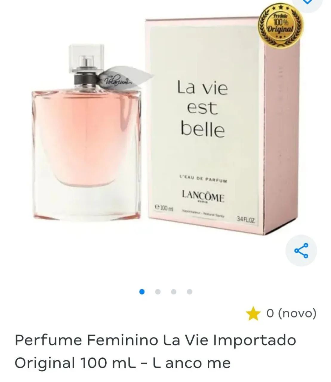 Perfume LA VIE EST BELLE em 10x.