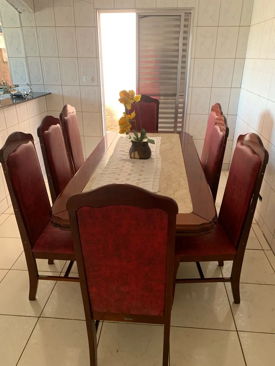 Mesa de granito com 8 lugares  - Foto 4