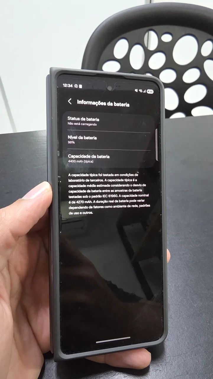 Samsung Galaxy Z Fold 5 - 512GB - Preto - Completo | IMPECÁVEL