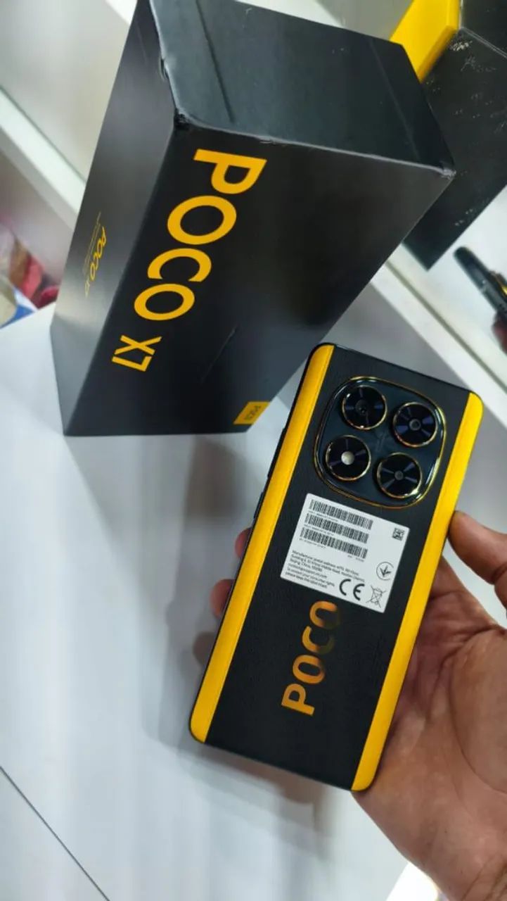 Modelo dele é xiaomi poco x7 512giga e 12 giga de RAM.