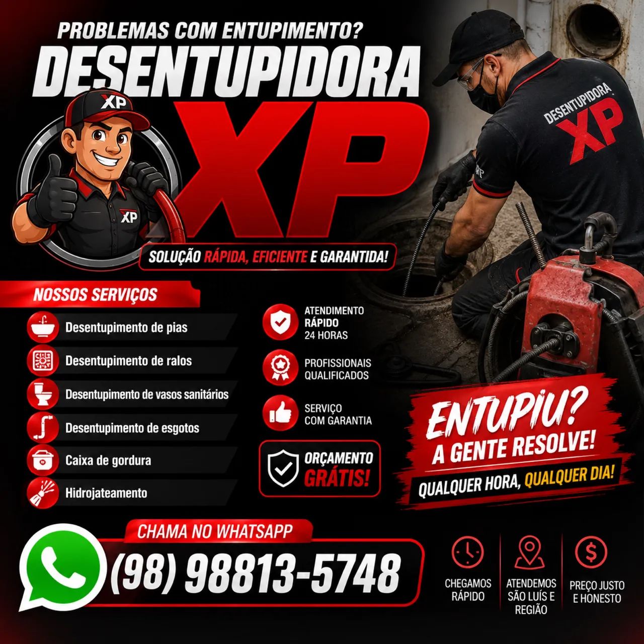 DESENTUPIDORA 24HORAS!