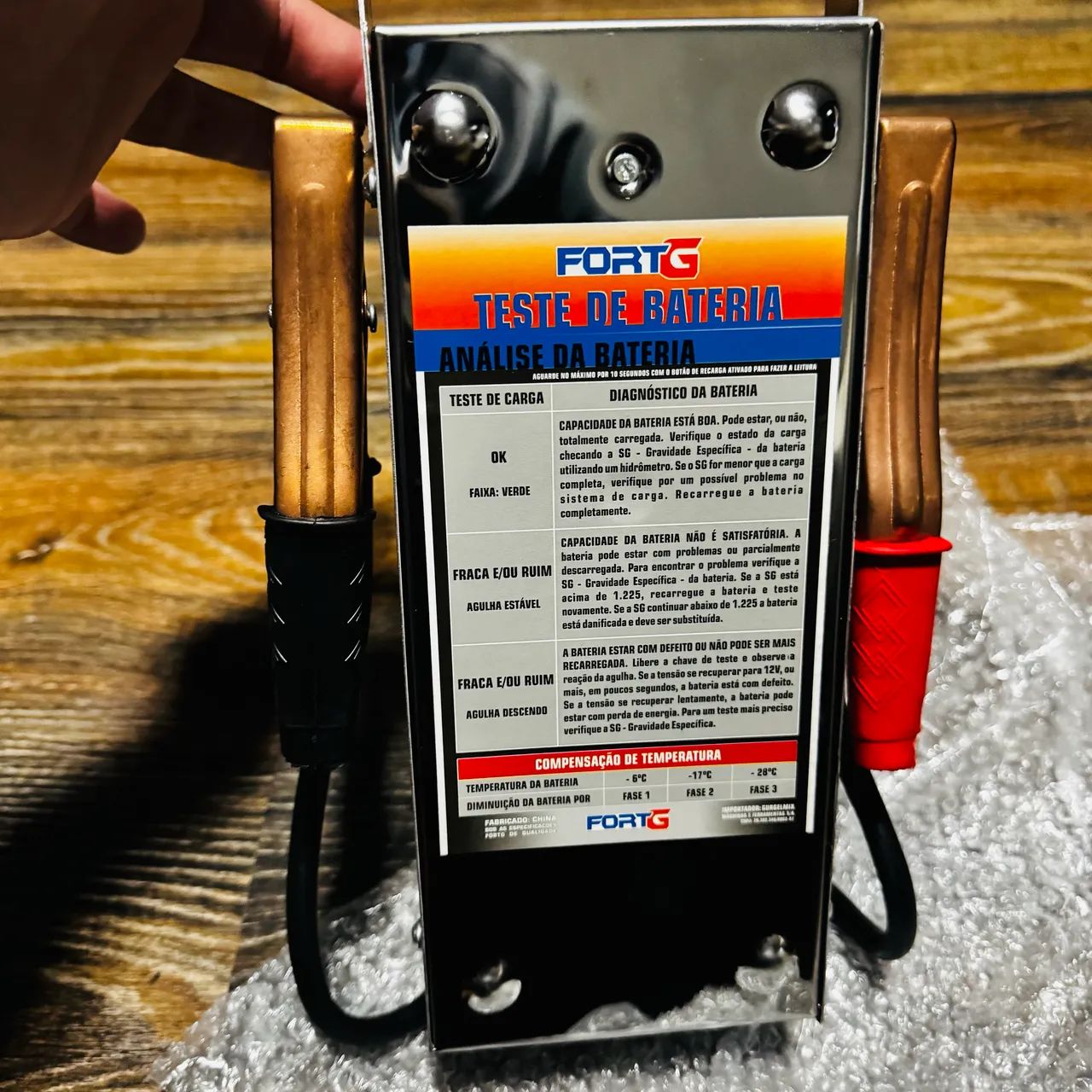 Teste de bateria FortG (novo)