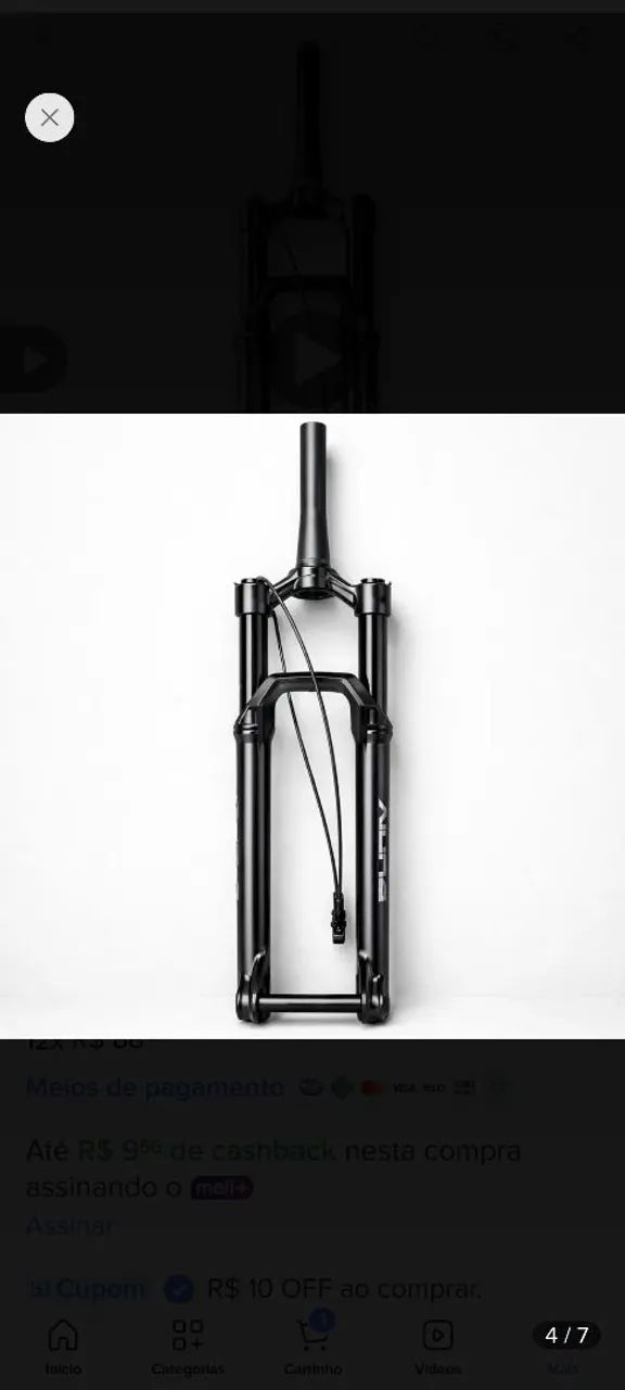 Suspensão para bike