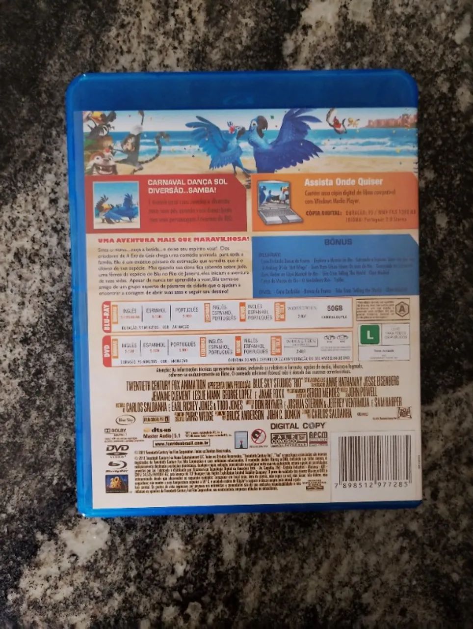 Blu-Ray+DVD - filme Rio. Aproveite! - Foto 2