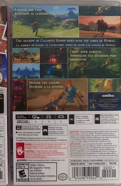 Zelda BOTW switch original - Jogos de Vídeo Game - Centro