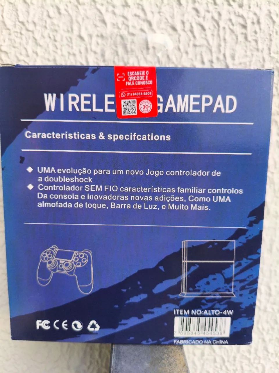 Controle sem fio bluetooth para ps4 - Foto 4