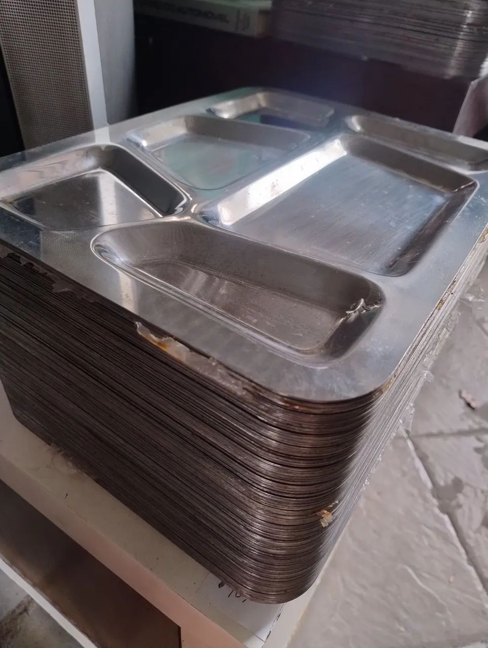 Bandejão bandeja almoço inox - Foto 4
