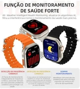 Smartwatch Kw51 Ultra 3 - Preto - Foto 5