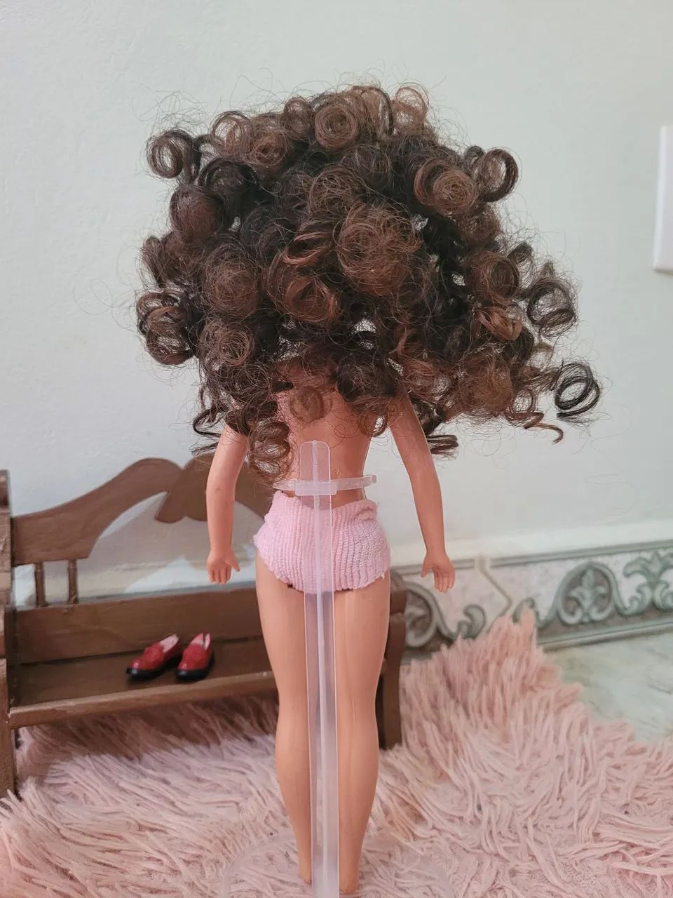 Boneca Susi Customizada (Com Re-root) + Look Completo Importado - Foto 3