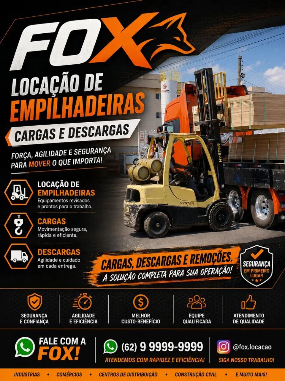 Locação de empilhadeira 