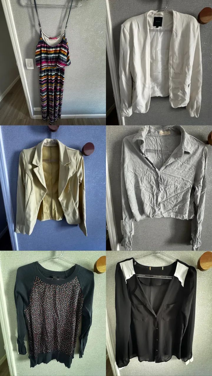 Lote de Roupas Femininas - Blazers, Calças, Vestidos e Blusas - Foto 3