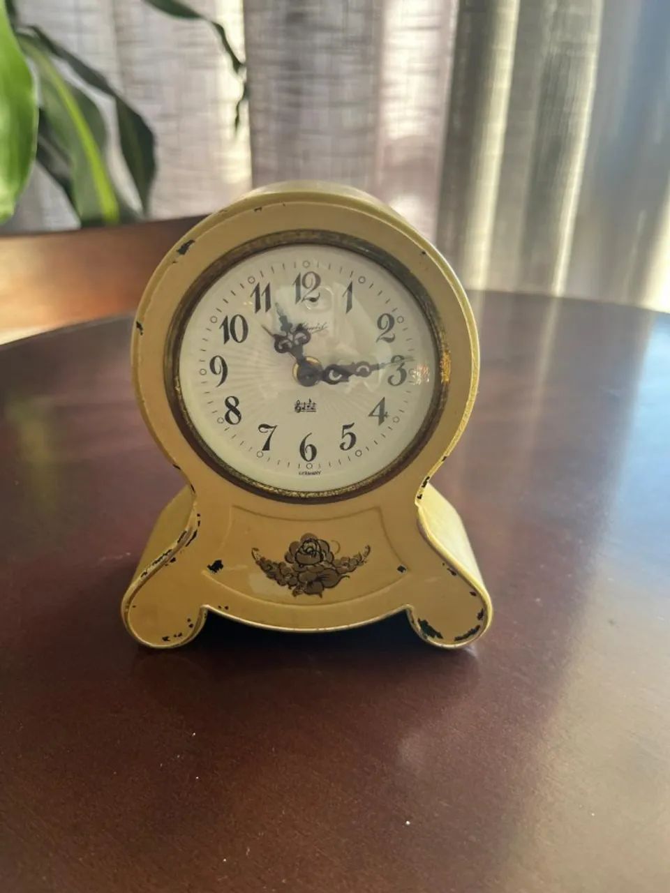 Relógio De Mesa Antigo Schmid Vintage Alemanha Ocidental (Para Restaurar) - Foto 5